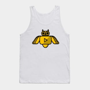 אות ינשוף הלילה - Night Owl pin Tank Top